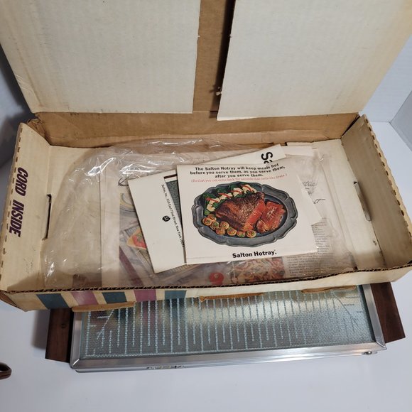 Salton Hotray Automatic Food Warmer Model H-110 Vintage - Picture 8 of 10